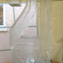 21-shaped Vodka Luge from Passion for Ice