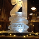 21 number with name carved into the base Vodka Luge from Passion for Ice