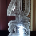 40 with name carved in the base Vodka Luge from Passion for Ice