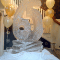 65 -shaped Vodka Luge from Passion for Ice