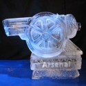 Arsenal FC logo Vodka Luge from Passion for Ice