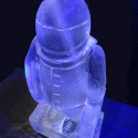 EOD Operator shaped Vodka Luge  from Passion for Ice