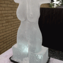 Female Torso Vodka Luge from Passion for Ice