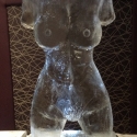 voluptuous Female Torso Vodka Luge from Passion for Ice