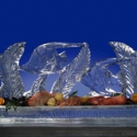 Fish Display Ice Sculpture Centre Table Piece