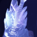 Electric Guitar Vodka Luge from Passion for Ice