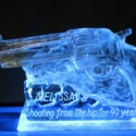 Hand Gun Vodka Luge From Passion for Ice