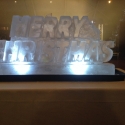 Merry Christmas Vodka Luge from Passion for Ice