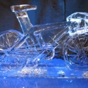 Racing Bicycle Ice Sculpture from Passion for Ice