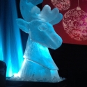 Reindeer Head Vodka Luge from Passion for Ice