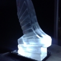 Elegant Wedding Ski Jump Vodka Luge from Passion for Ice