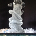 Snake wrapped around a tree Vodka Luge from Passion for Ice