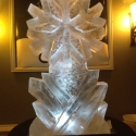 Snowflake with Ice Shards Vodka Luge from Passion for Ice