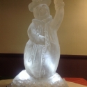 Snowman waving Vodka Luge from Passion for Ice