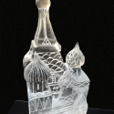 St Basil's Cathedral Single Block Ice Sculpture from Passion for Ice