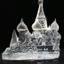 St Basil's Cathedral Double Block Ice Sculpture from Passion for Ice