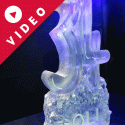 Number 34  hand-carved Vodka Luge from Passion for Ice