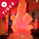 Speakeasy Saxophone Vodka Luge from Passion for Ice