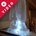 40 - shaped Vodka Luge from Passion for Ice