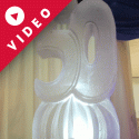 50 with round and curved base Vodka Luge from Passion for Ice