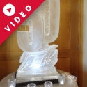 50 with name carved in the base Vodk Luge from Passion for Ice