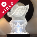 A&J initials Vodka Luge from Passion for Ice