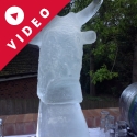 Bull's Head Vodka Luge from Passion for Ice