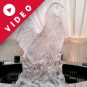 Cockerel Ice Sculpture from Passion for Ice