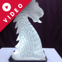 Dragon's Head Vodka Luge from Passion for Ice