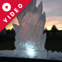 Fire and Ice Vodka Luge from Passion for Ice