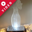 Flowers in a vase Vodka Luge from Passion for Ice