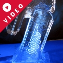 Walther PPK gun Vodka Luge from Passion for Ice