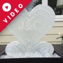 Half-size Ice Block Vodka Luge from Passion for Ice