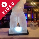 Frontal short of Male Torso Vodka Luge from Passion for Ice