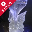 Martini Glass Vodka Luge from Passion for Ice