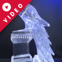 Peacock Vodka Luge from Passion for Ice