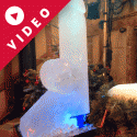 Vertical standing  Penis Vodka Luge from Passion for Ice