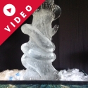 Snake wrapped around a tree Vodka Luge from Passion for Ice