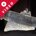 Submarine Vodka Luge Ice Sculpture