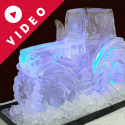 Tractor Vodka Luge from Passion for Ice