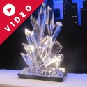 Fire and Ice Shards Vodka Luge from Passion for Ice