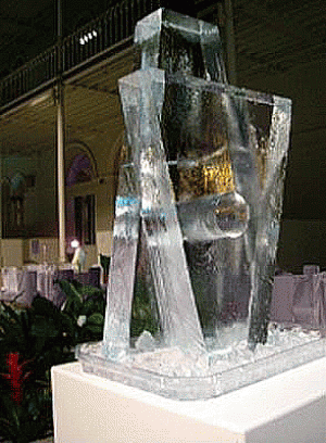Abstract Ice Sculpture