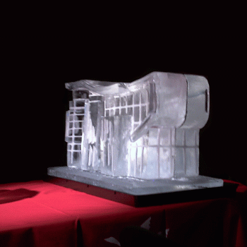 Custom designed Building Ice Sculpture from Passion for Ice