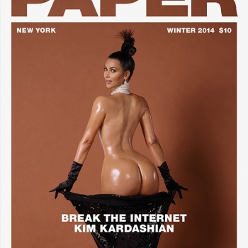 Kim Kadashian's break the Internet Image