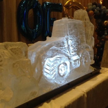 JCB 4CX Vodka Luge from Passion for Ice