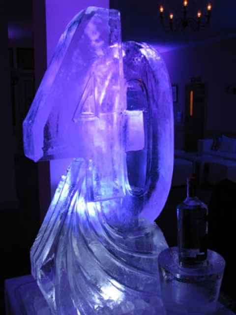 Number 40  hand-carved Vodka Luge from Passion for Ice