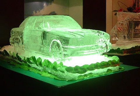 Aston Martin Vodka Luge from Passion for Ice