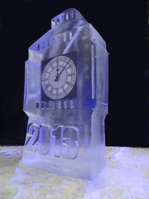 Big Ben Vodka Luge from Passion form Ice