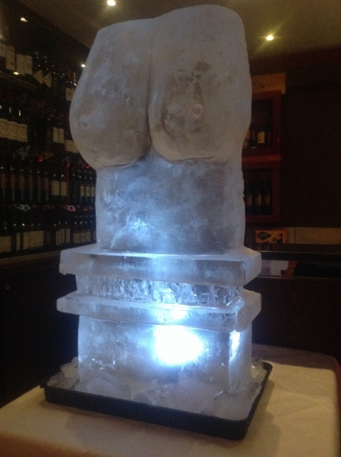 Boobs in Harrogate Vodka Luge from Passion for Ice