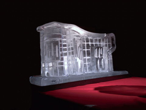 Custom designed Building Ice Sculpture from Passion for Ice